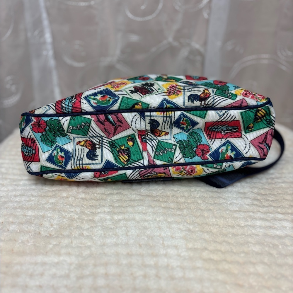 Vera Bradley Postage Stamp Large Crossbody Purse - Picture 6 of 16